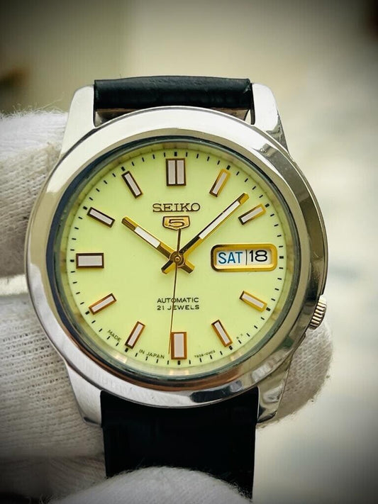 Seiko 5 Automatic 21 Jewels Radium Dial 7S26-02W0 39mm Men’s Watch