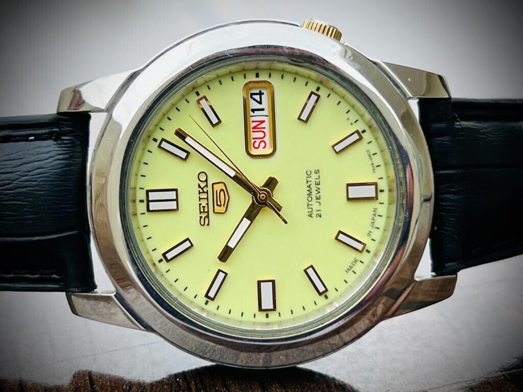 Seiko 5 Automatic 21 Jewels Radium Dial 7S26-02W0 39mm Men’s Watch