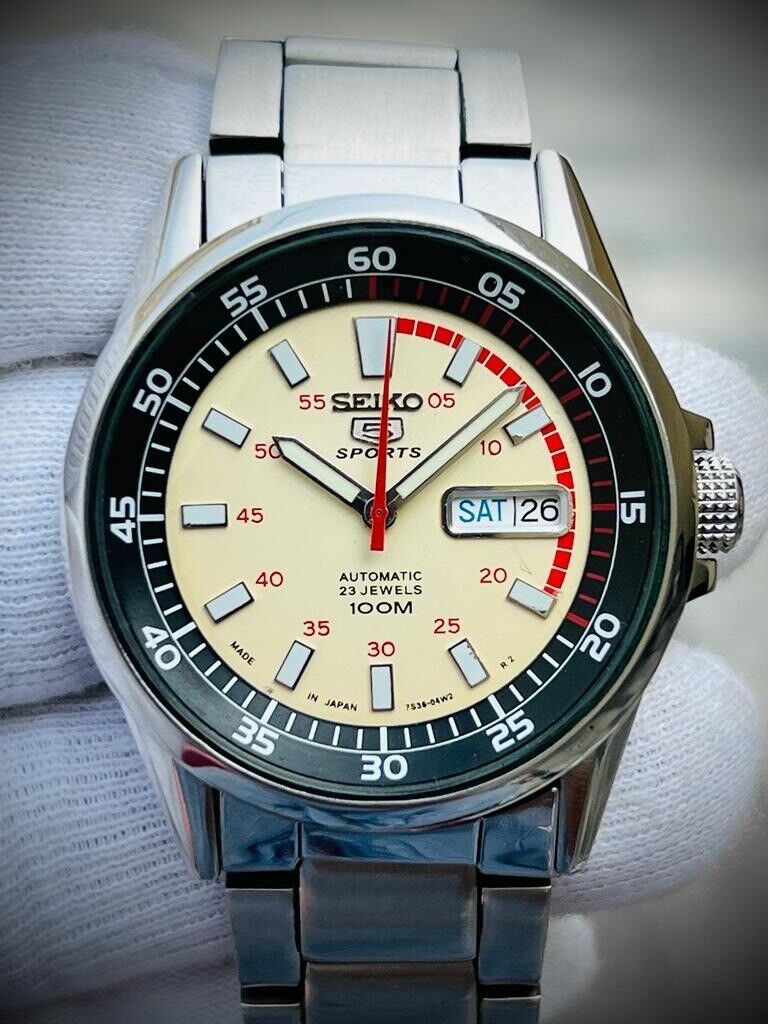 Seiko 5 Sports 100m 7S36-04K0 Automatic Gents Watch Genuine 42mm