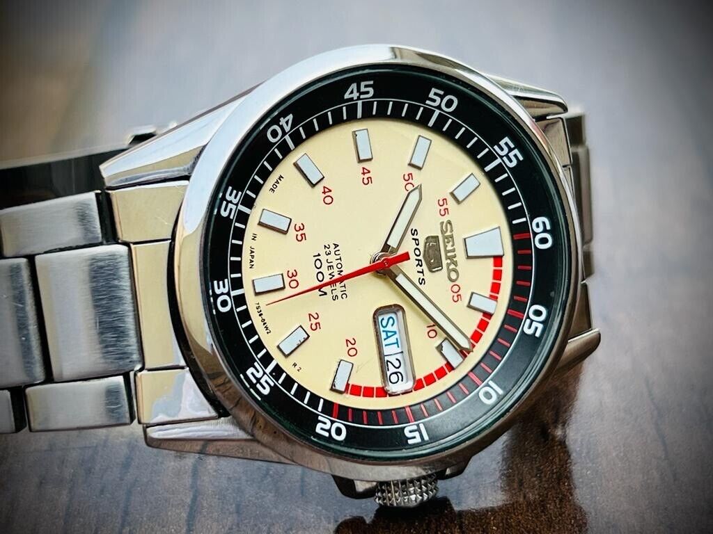 Seiko 5 Sports 100m 7S36-04K0 Automatic Gents Watch Genuine 42mm