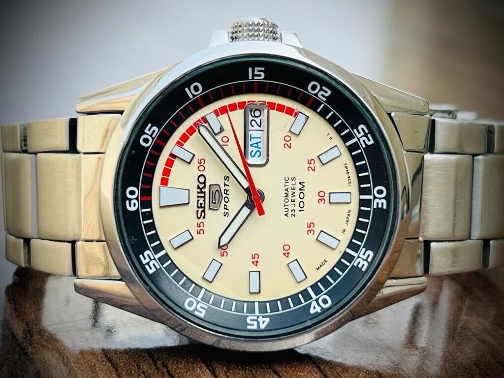 Seiko 5 Sports 100m 7S36-04K0 Automatic Gents Watch Genuine 42mm