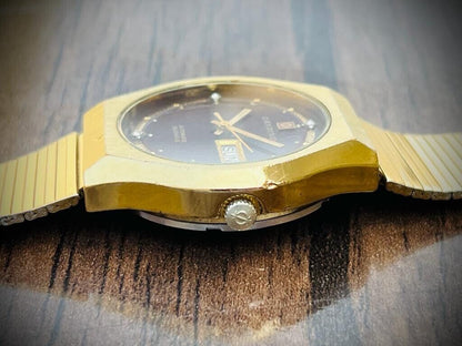 Vintage Candino Diastar Diamond Dial , 36mm Mens Watch, NOS, Swiss Made - Grab A Watch Co