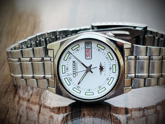 Vintage Citizen Automatic Rare Dial 32mm Mens Watch, Japan Made - Grab A Watch Co