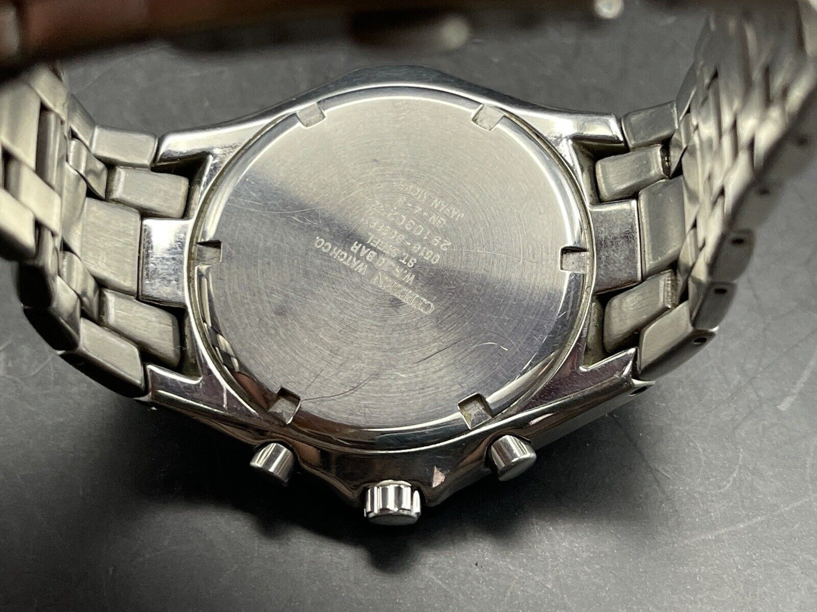 Vintage Citizen Chronograph 10 Bar Gents Watch, Japan made Quartz - Grab A Watch Co