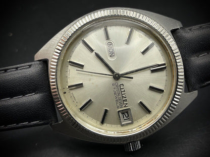 Vintage Citizen Crystal Seven 27 Jewels 37mm Automatic Gents Watch, Japan - Grab A Watch Co