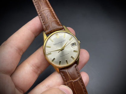 Vintage Citizen Young Date Gold 17J Parashock HD514811 Manual Wind Gents Watch - Grab A Watch Co