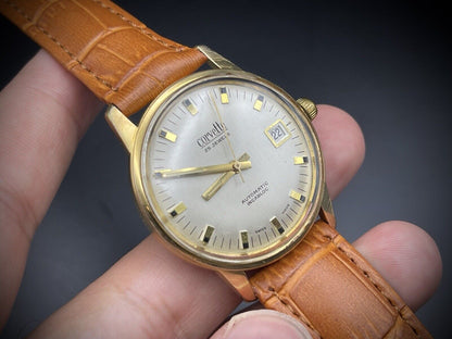 Vintage Corvette 34mm Slim Automatic Gents Watch, NOS, Swiss , ETA 2472 - Grab A Watch Co