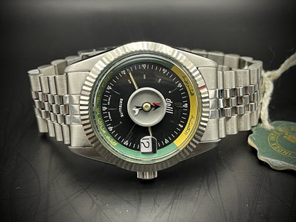 Vintage Dalil Muslim Satellite 1970’s NOS Mens Watch, ETA 2824, Swiss Made 35mm - Grab A Watch Co