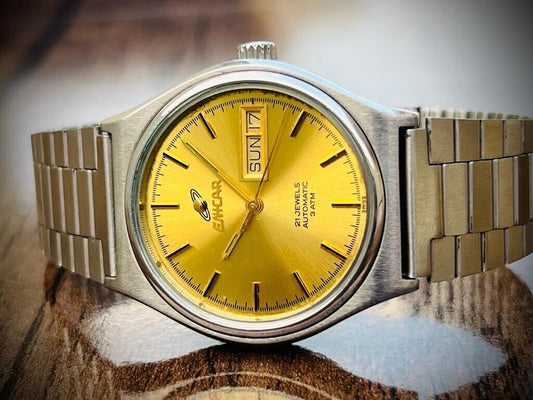 Vintage Enicar 30m Automatic Gents Watch, Swiss Made 35mm - Grab A Watch Co