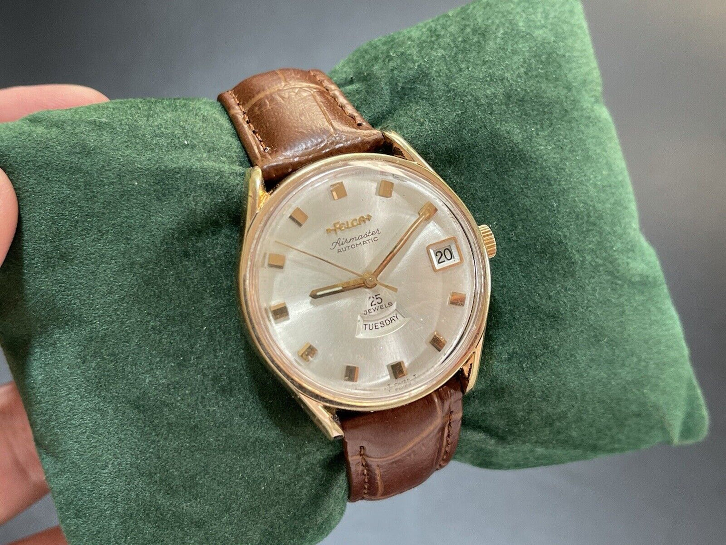 Vintage Felca Airmaster Fantastic Dial, Automatic 35mm 25 Jewels Gents Watch - Grab A Watch Co