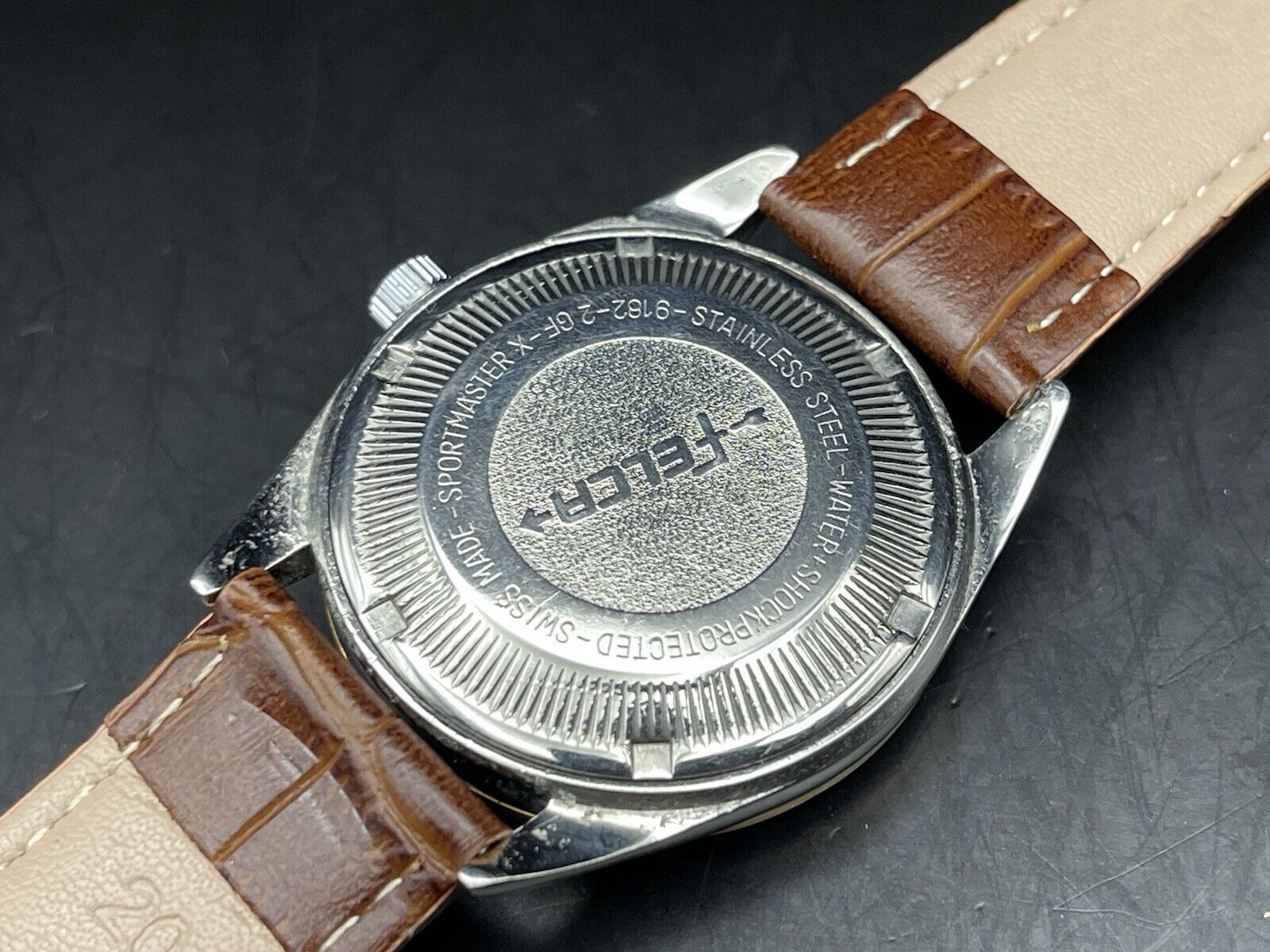 Vintage Felca Sportmaster X Black Dial, ETA 2834 Automatic 37mm Mens Watch,Swiss - Grab A Watch Co