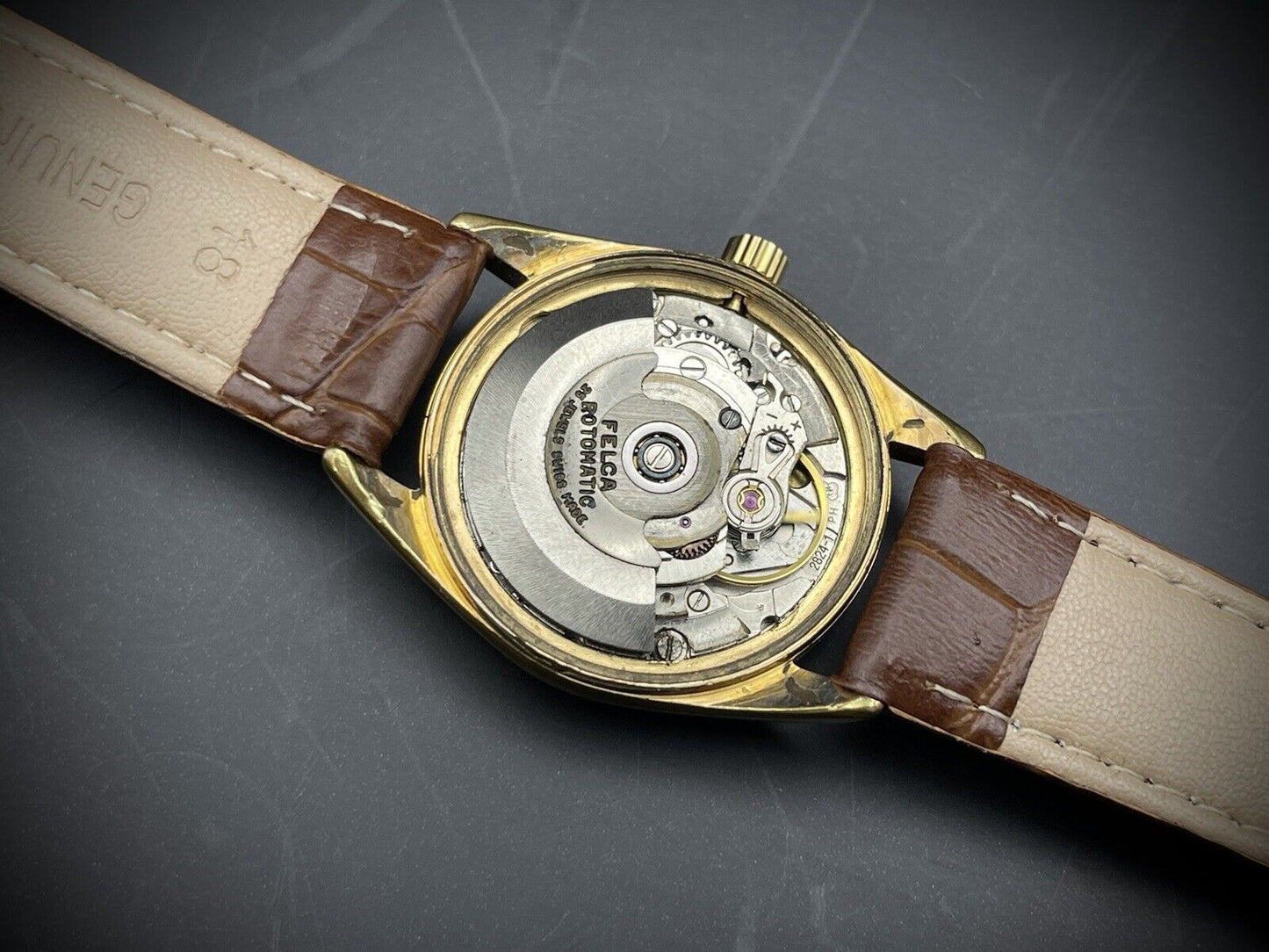 Vintage Felca Sportmaster XX Rare Diamond Dial, 2834-2 Automatic 34mm Watch - Grab A Watch Co