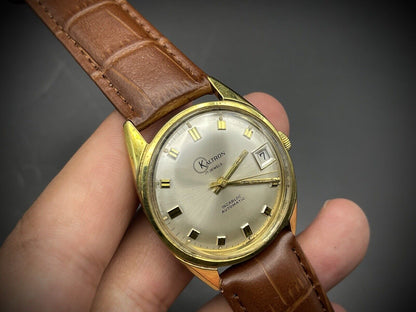 Vintage Kaltron Gold Incabloc Automatic Cal.4462 Gents Watch, 35mm - Grab A Watch Co