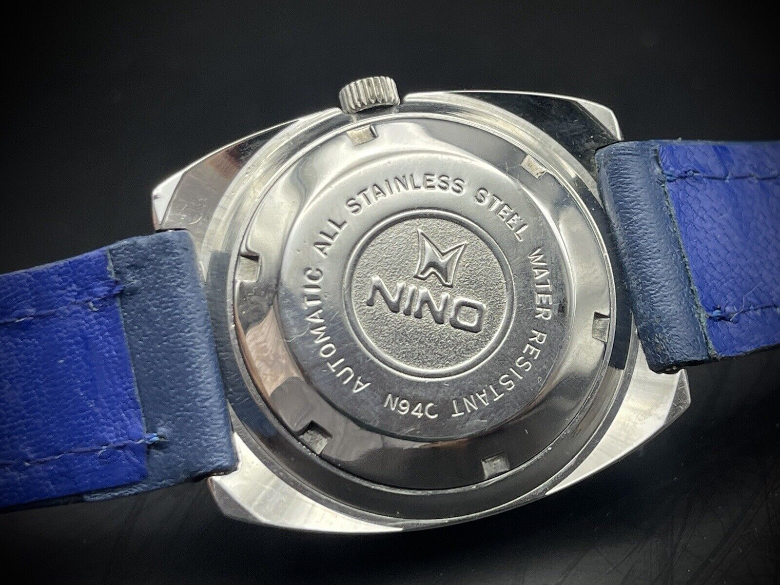 Vintage Nino Unique Dial 37mm Gents Watch, Swiss made - Grab A Watch Co