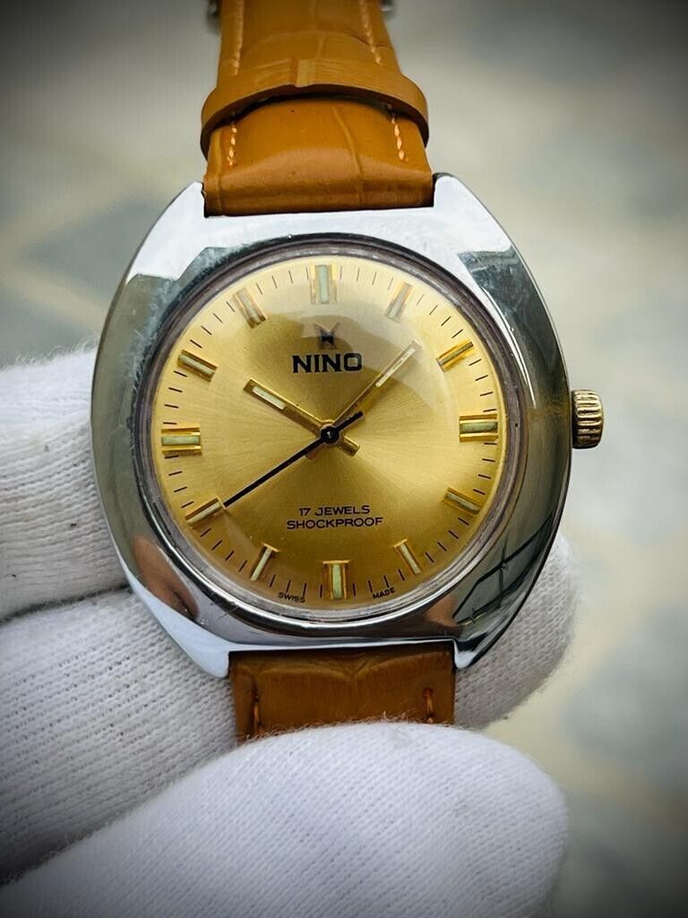 Vintage Nino Unique Manual Wind 39mm Gents Watch, Swiss made - Grab A Watch Co