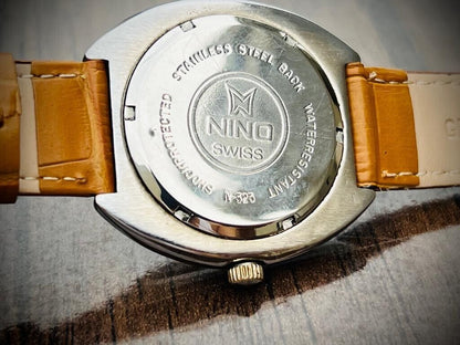 Vintage Nino Unique Manual Wind 39mm Gents Watch, Swiss made - Grab A Watch Co