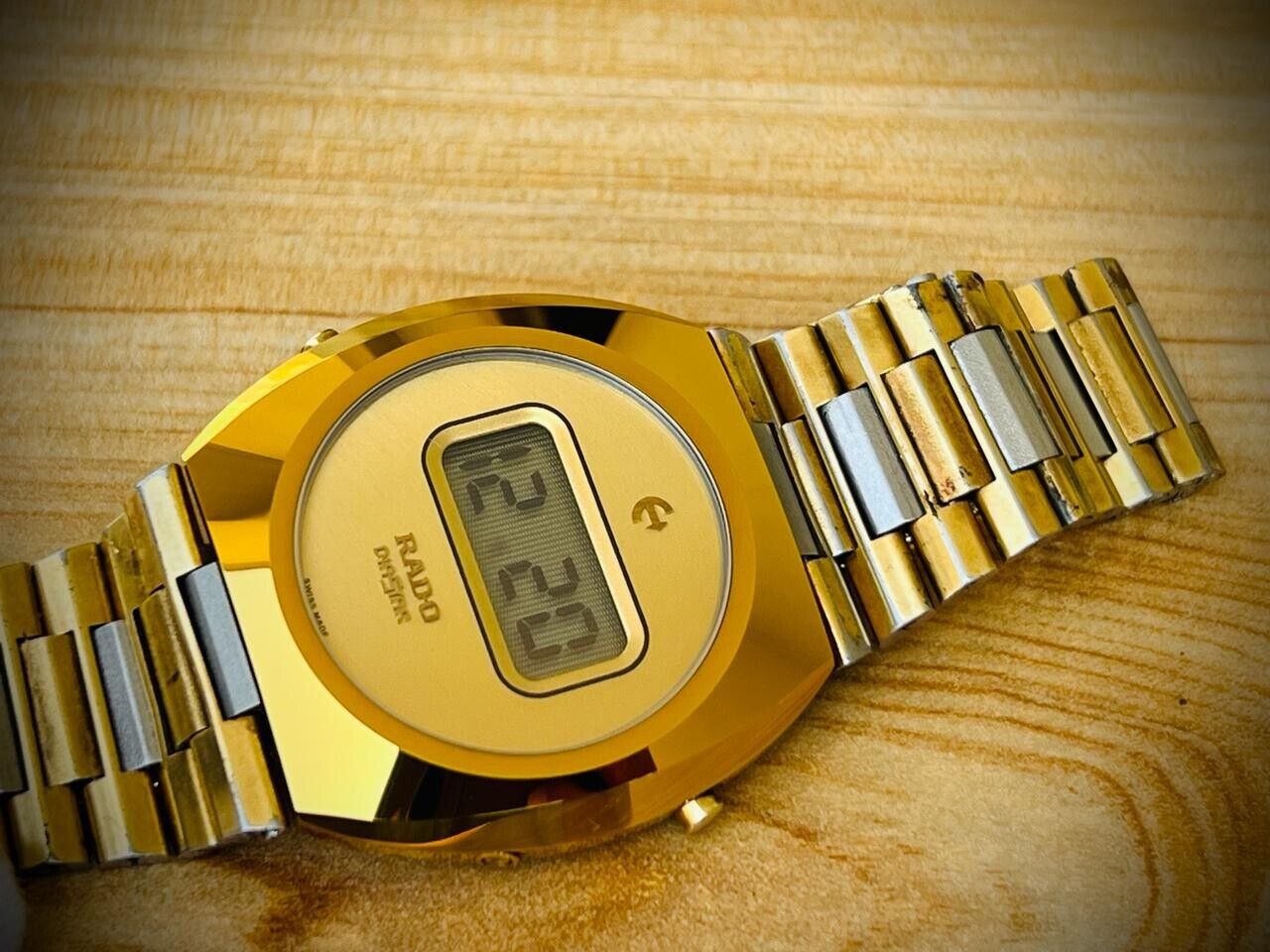 Vintage NOS Rado Diastar Digital Quartz Gents Watch 40mm, Swiss - Grab A Watch Co