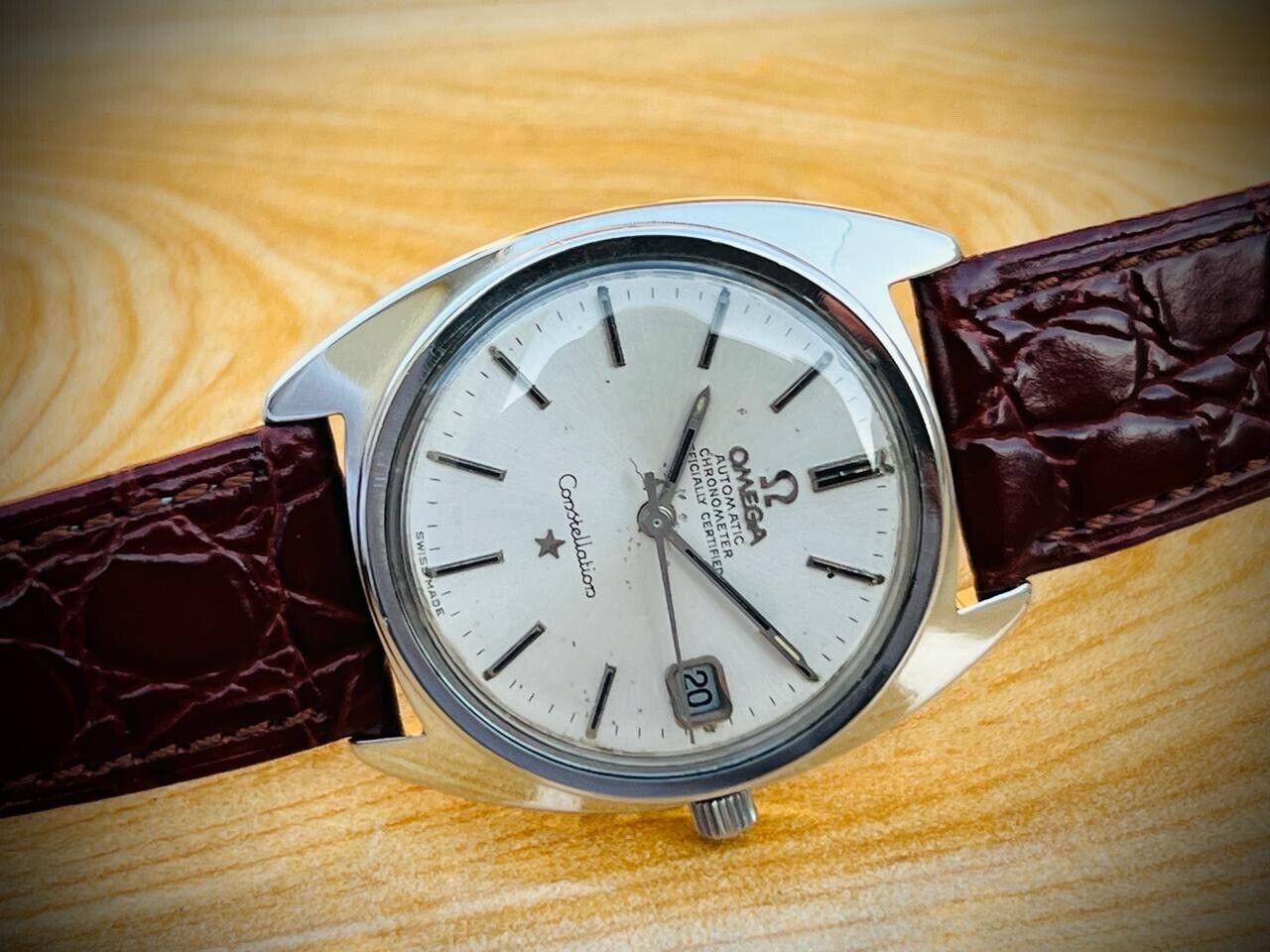 Vintage Omega Constellation Chronometer Automatic 35mm Mens Watch 168.017 Cal564 - Grab A Watch Co