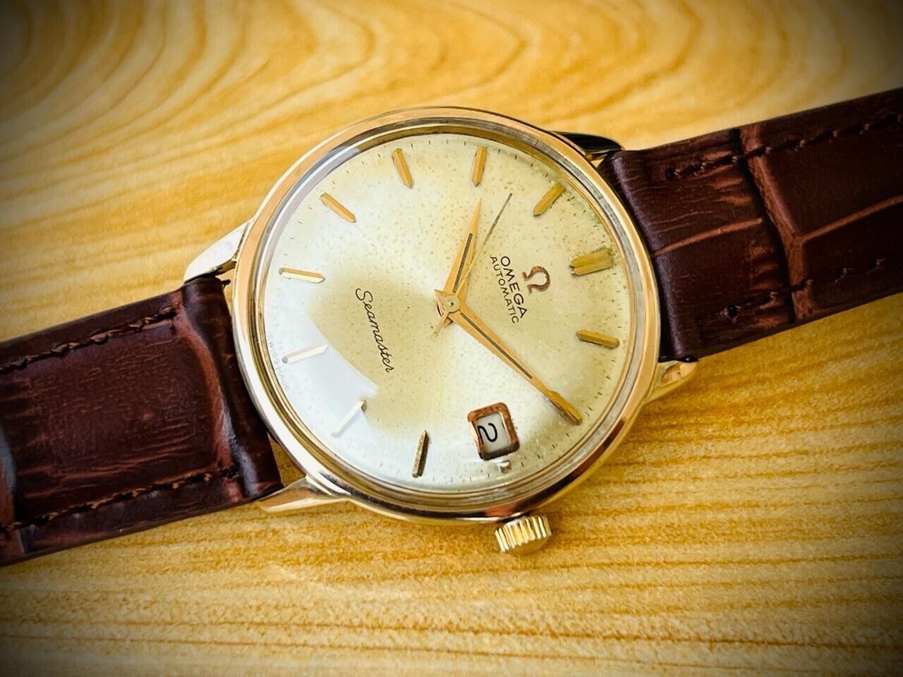Vintage Omega Seamaster 166.001 Automatic Cal.562 Mens Watch 35mm - Grab A Watch Co