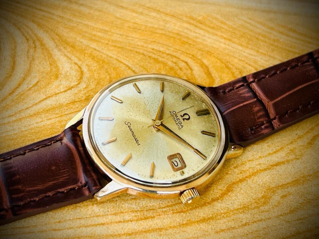 Vintage Omega Seamaster 166.001 Automatic Cal.562 Mens Watch 35mm - Grab A Watch Co