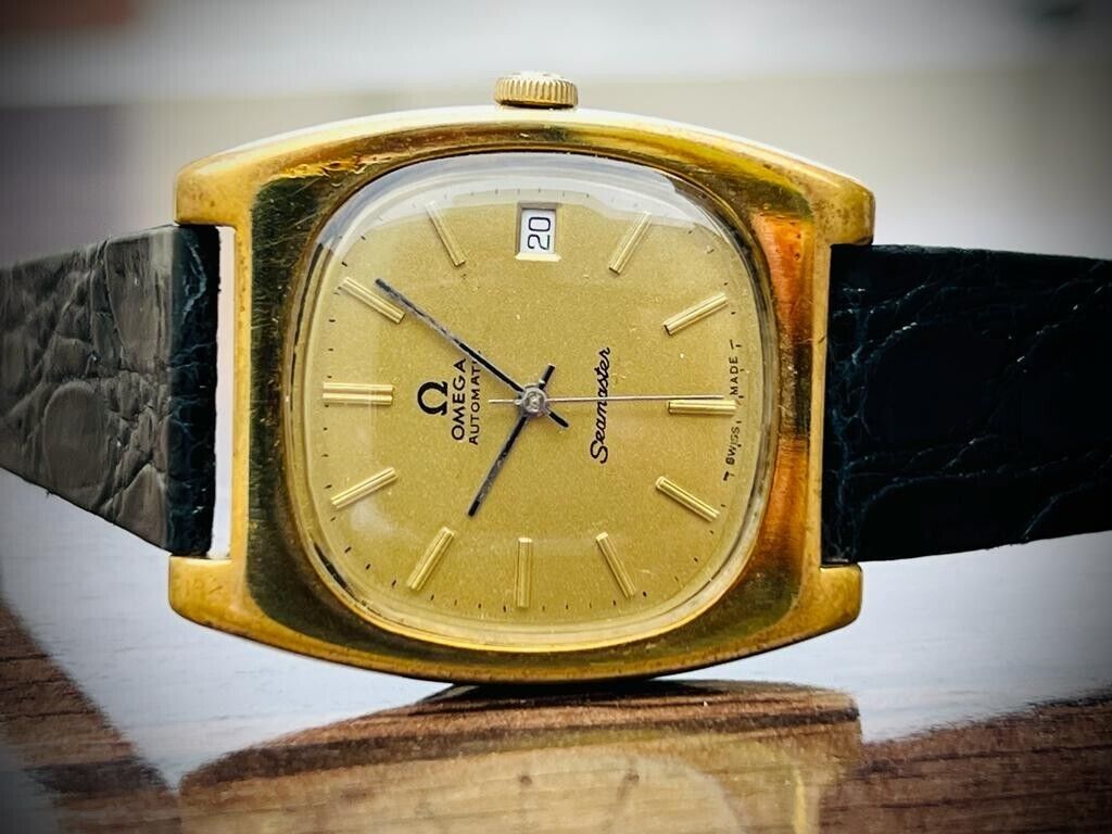 Vintage Omega Seamaster Automatic Cal.1012 Mens Watch Slim 166.0190 Swiss 35mm - Grab A Watch Co