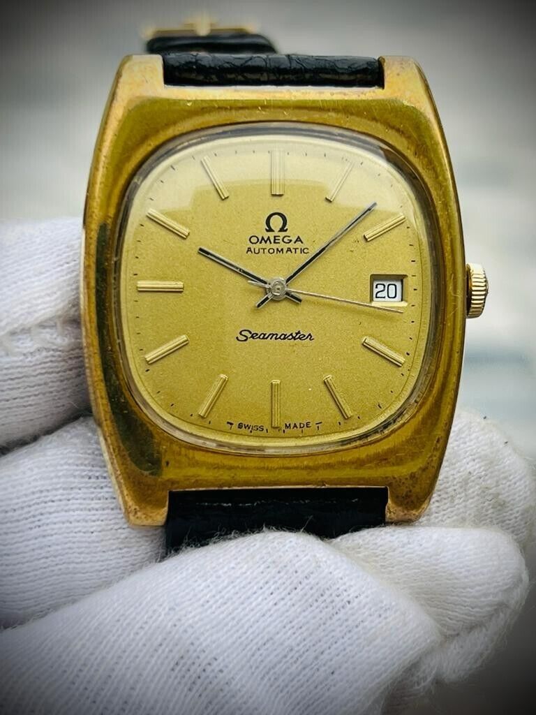 Vintage Omega Seamaster Automatic Cal.1012 Mens Watch Slim 166.0190 Swiss 35mm - Grab A Watch Co