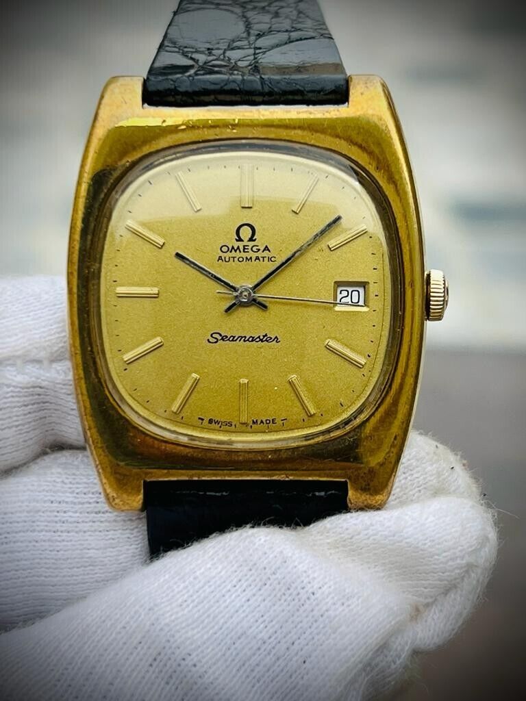 Vintage Omega Seamaster Automatic Cal.1012 Mens Watch Slim 166.0190 Swiss 35mm - Grab A Watch Co