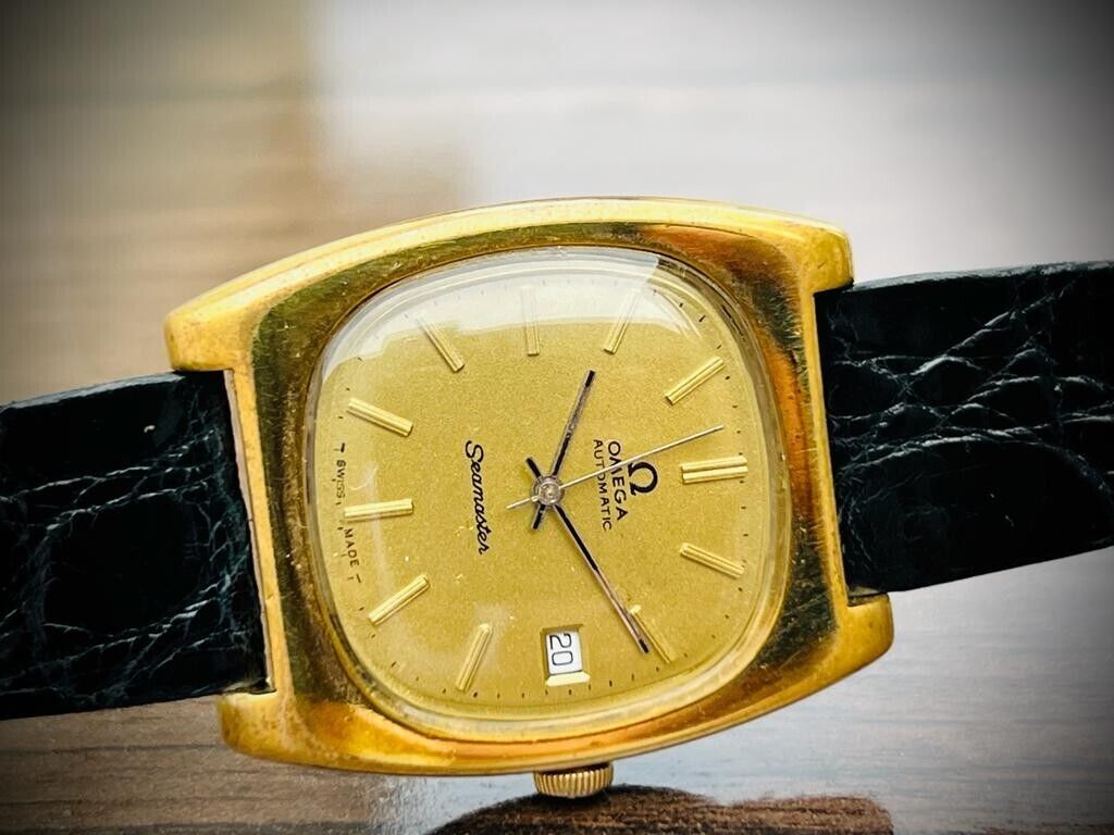 Vintage Omega Seamaster Automatic Cal.1012 Mens Watch Slim 166.0190 Swiss 35mm - Grab A Watch Co