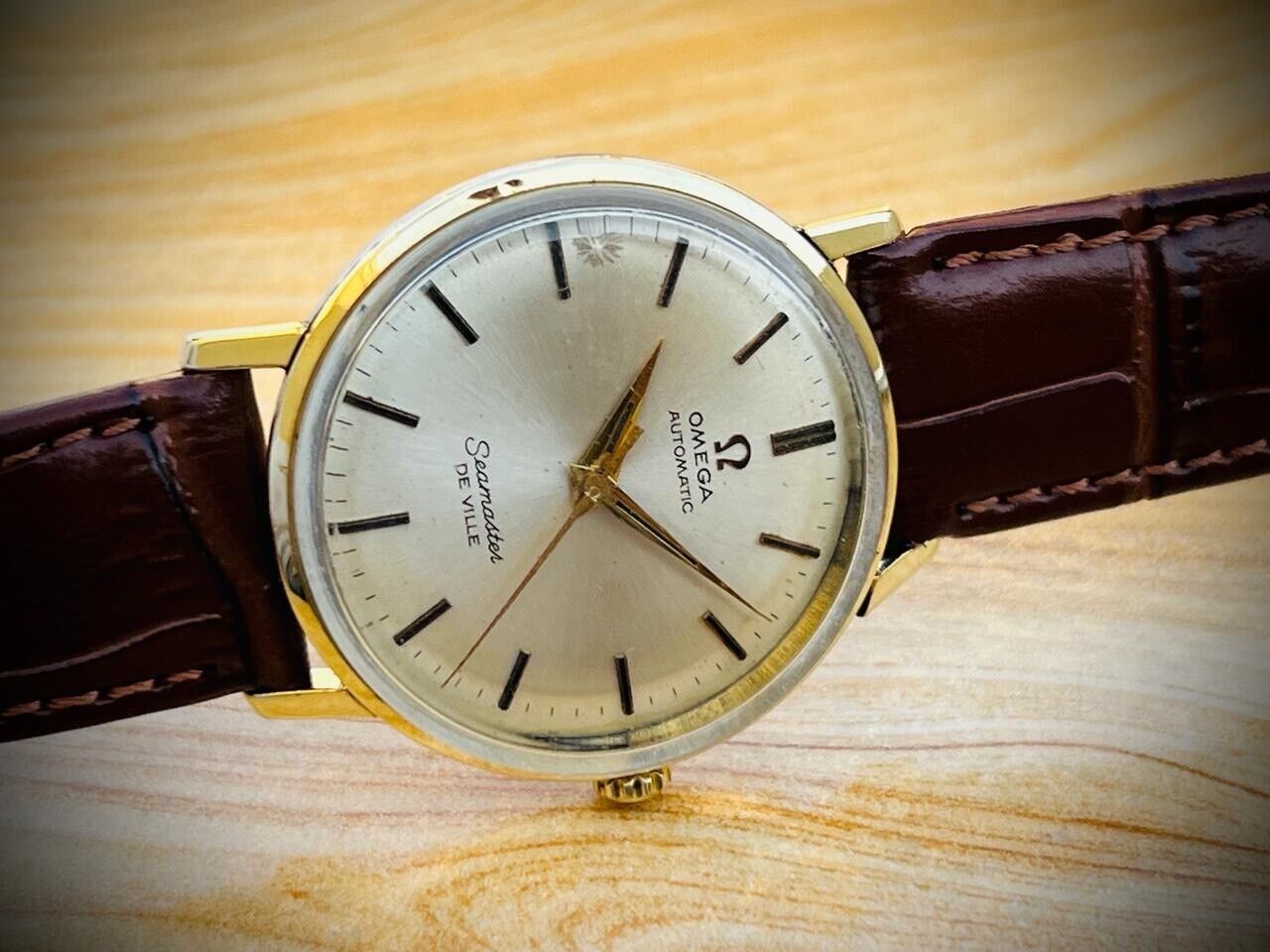Vintage Omega Seamaster De Ville Automatic Swiss Mens Watch 35mm, Rare - Grab A Watch Co