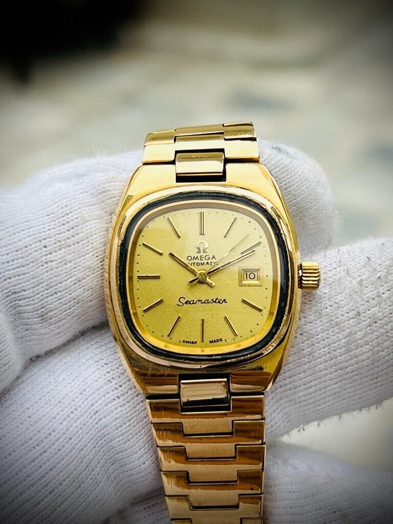 Vintage Omega Seamaster Ladies Automatic Swiss Watch 37mm 566.0088 Cal.684 - Grab A Watch Co