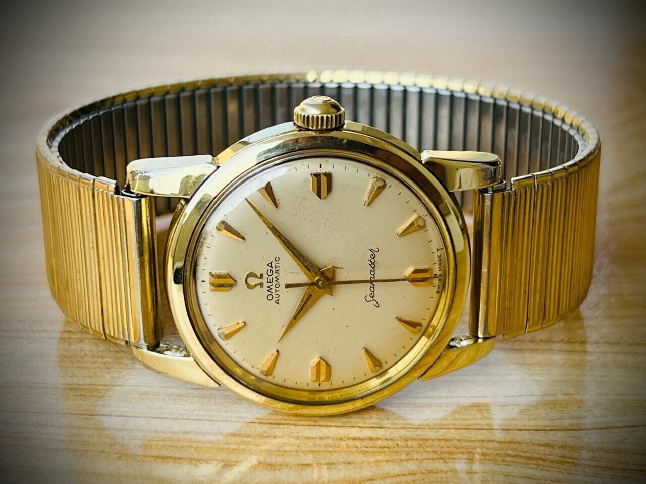 Vintage Omega Seamaster Ref.2648-4SC Automatic Cal.501 Mens Watch, 1950's, 34mm - Grab A Watch Co