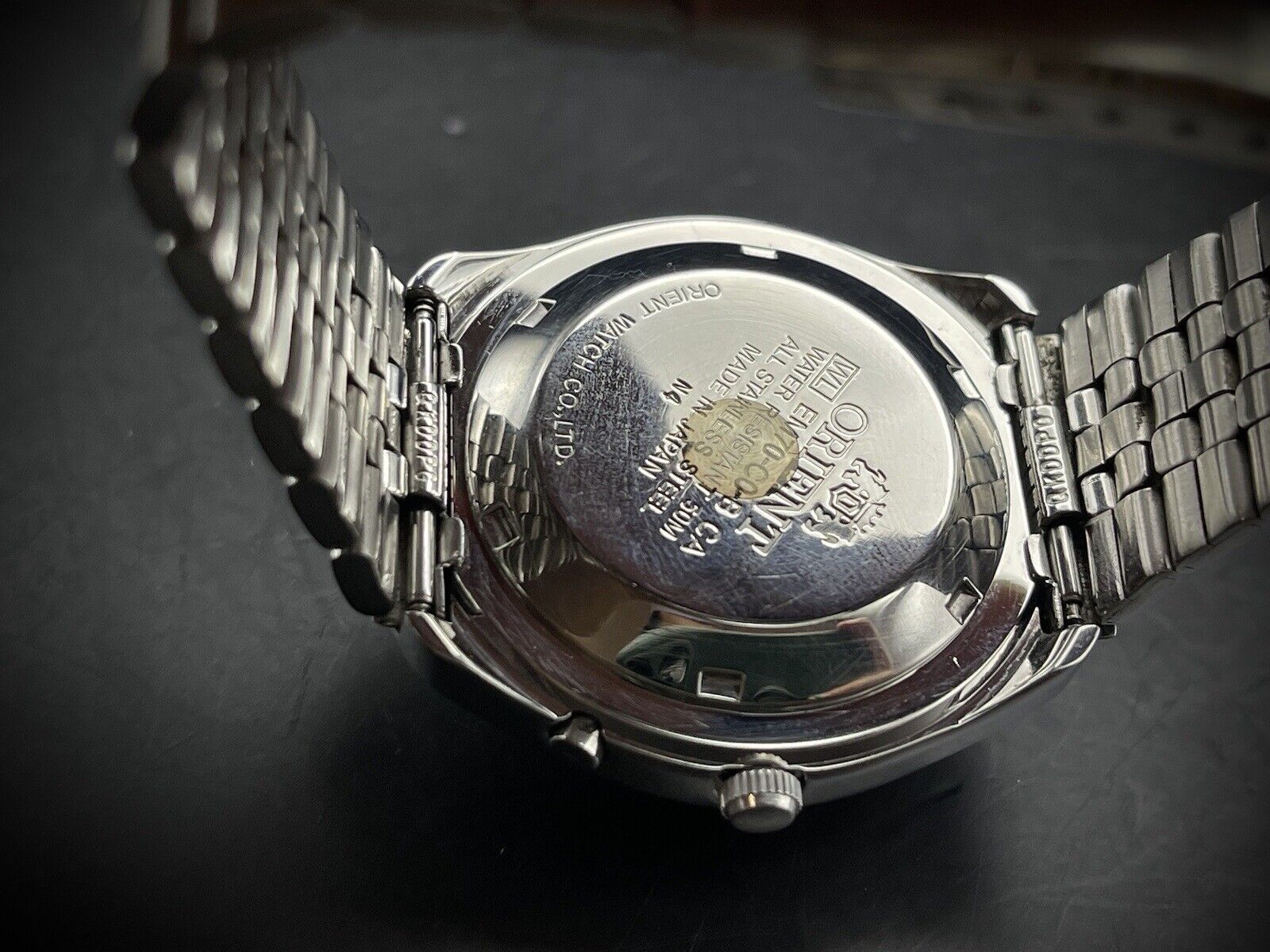 Vintage Orient 3 Star 50m Blue Dial, Diamond Cut Sapphire Glass Mens Watch 40mm - Grab A Watch Co