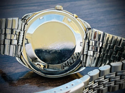 Vintage Orient 3 Star 50m Stunning Diamond Dial, Perfect Mens Watch 40mm - Grab A Watch Co