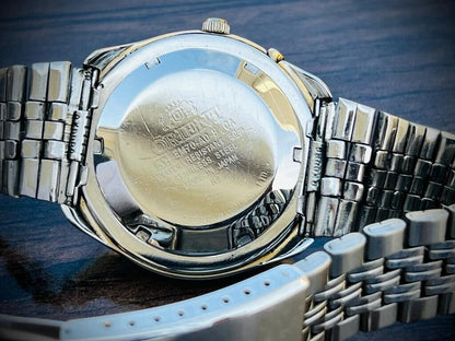Vintage Orient 3 Star 50m Stunning Diamond Dial, Perfect Mens Watch 40mm - Grab A Watch Co