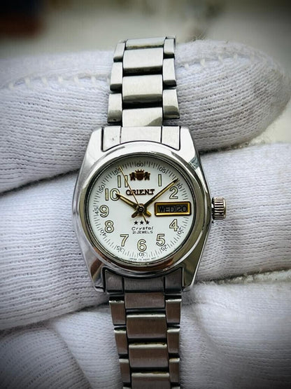 Vintage Orient 3 Star Automatic Ladies Watch, Beautiful - Grab A Watch Co