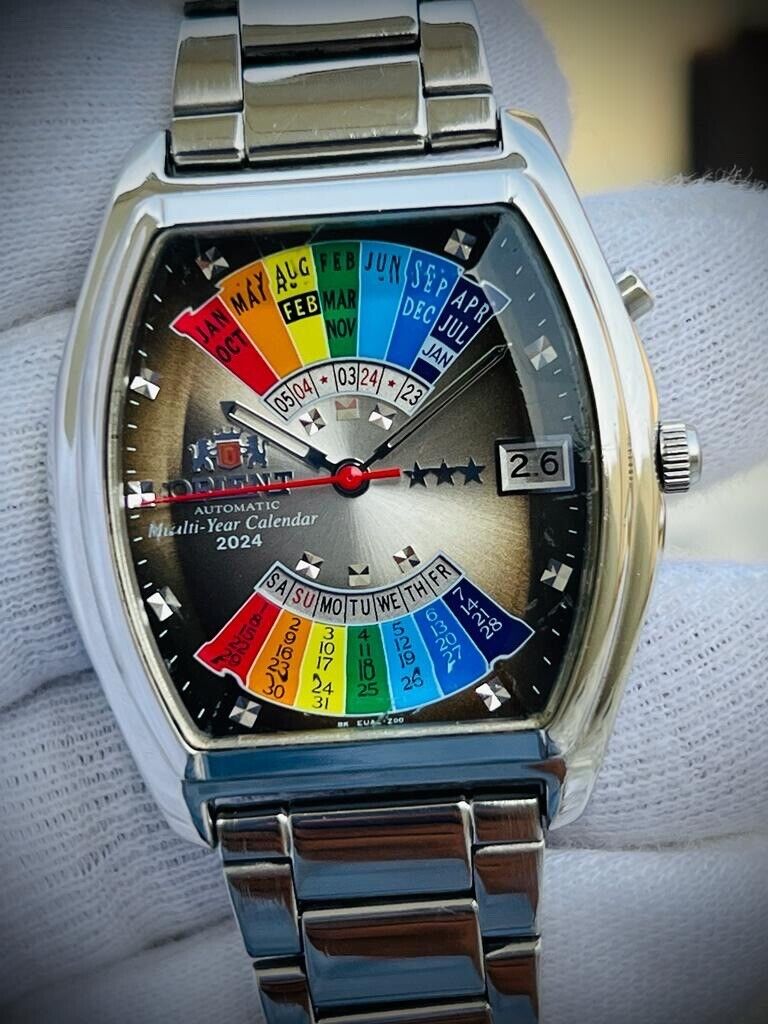 Vintage Orient Calendar Rainbow 🌈 2024 Automatic 37mm Mens Watch, Japan - Grab A Watch Co