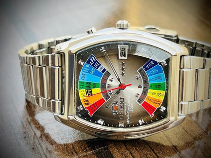Vintage Orient Calendar Rainbow 🌈 2024 Automatic 37mm Mens Watch, Japan - Grab A Watch Co