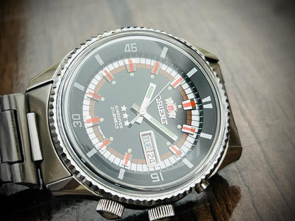 Vintage Orient King Diver Automatic 44mm 70’s Mens Watch, Rare - Grab A Watch Co