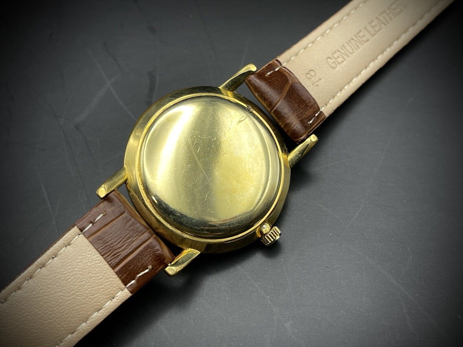 Vintage Orient Olympus Gold 23 Jewels Antishock Manual Wind Gents Watch, 36mm - Grab A Watch Co