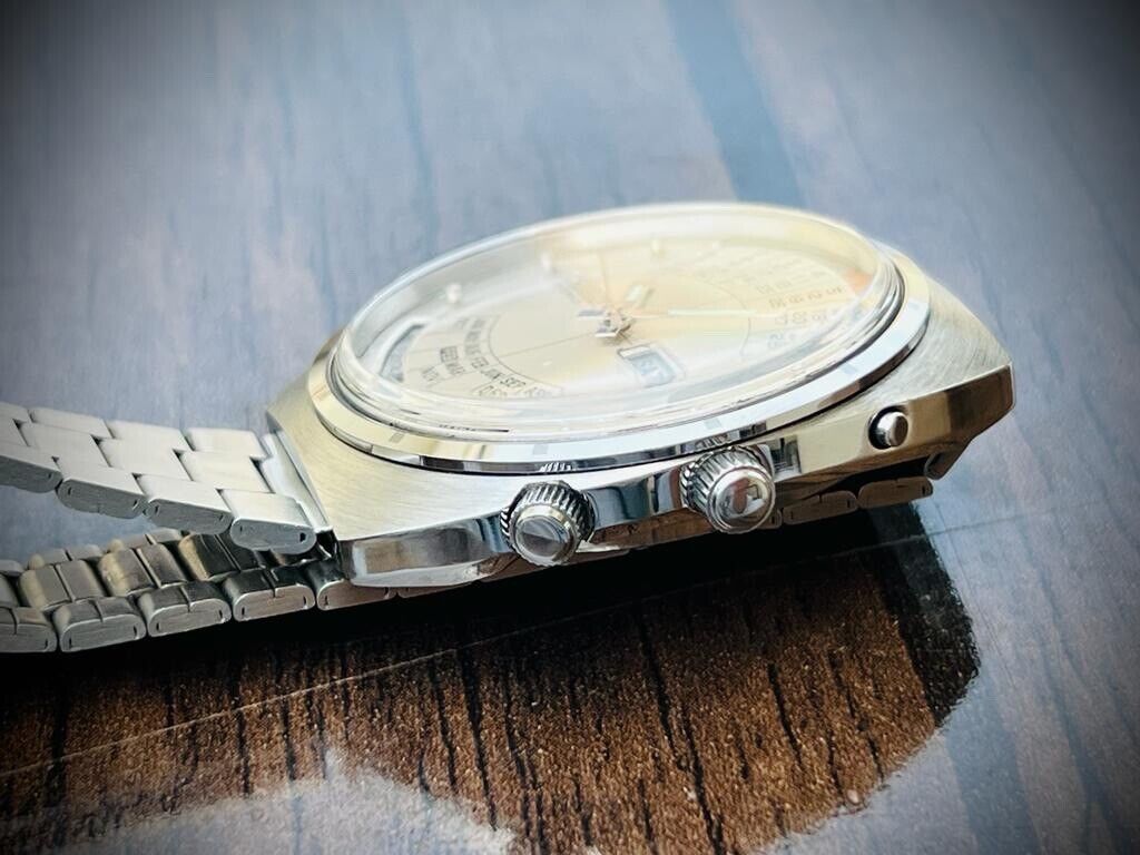 Vintage Orient Perpetual Calendar Automatic 42mm Mens Watch, Japan - Grab A Watch Co