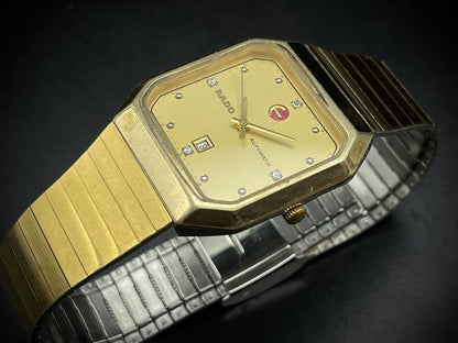 Vintage Rado All Gold Automatic Gents Watch, Gift Watch, Swiss Made - Grab A Watch Co