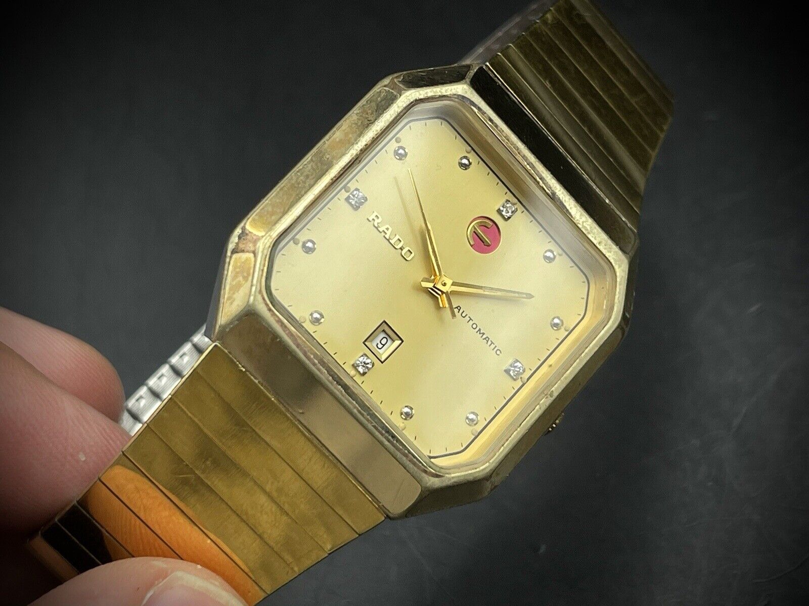 Vintage Rado All Gold Automatic Gents Watch, Gift Watch, Swiss Made - Grab A Watch Co