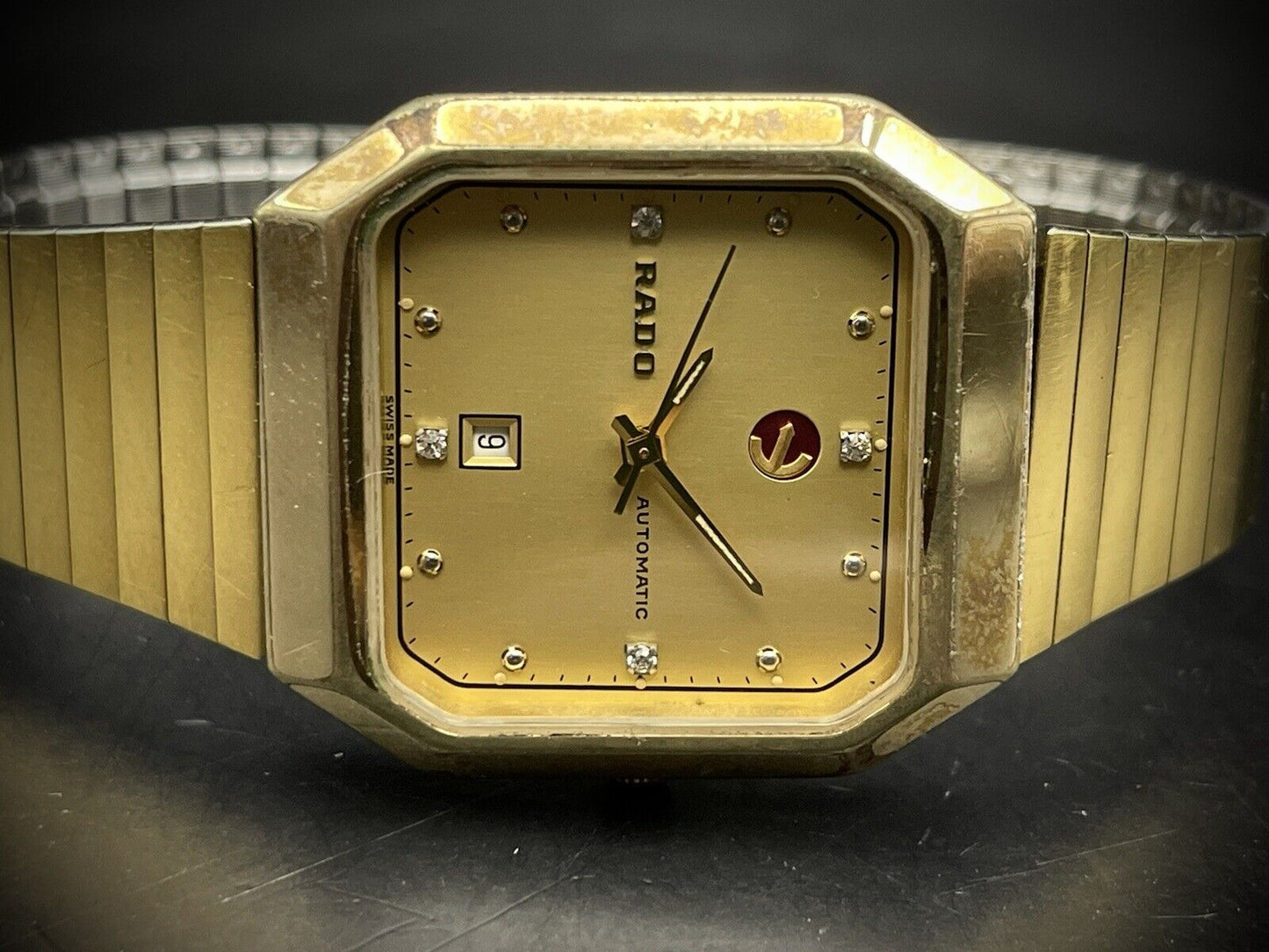 Vintage Rado All Gold Automatic Gents Watch, Gift Watch, Swiss Made - Grab A Watch Co