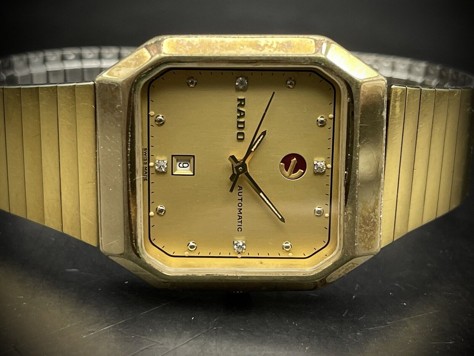 Vintage Rado All Gold Automatic Gents Watch, Gift Watch, Swiss Made - Grab A Watch Co