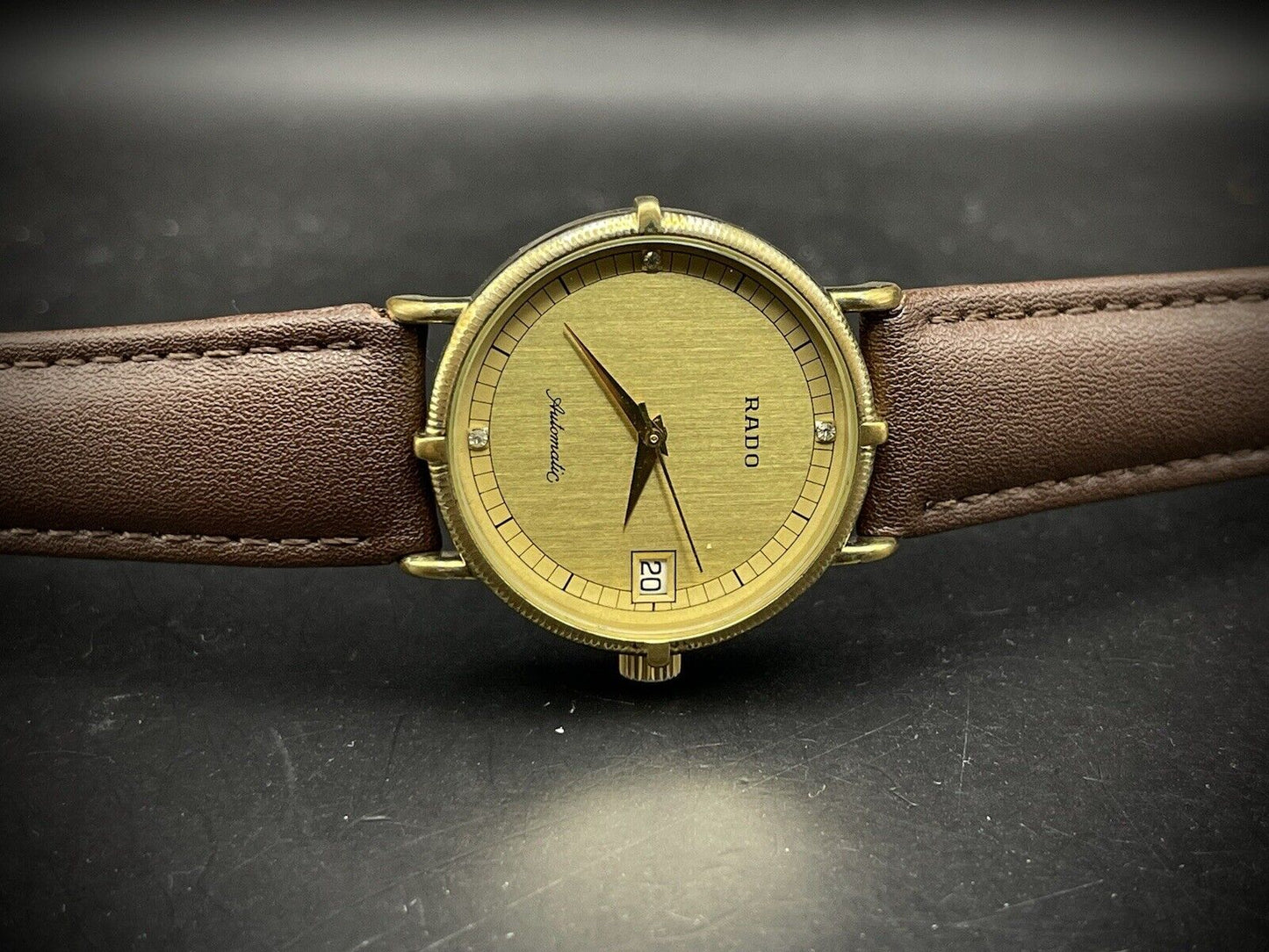 Vintage Rado Automatic Dress Watch, 32mm Gents Watch, Gift, Swiss Made,Perfect - Grab A Watch Co