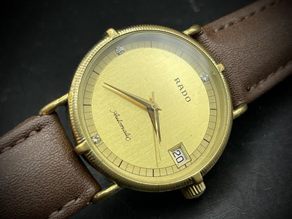 Vintage Rado Automatic Dress Watch, 32mm Gents Watch, Gift, Swiss Made,Perfect - Grab A Watch Co