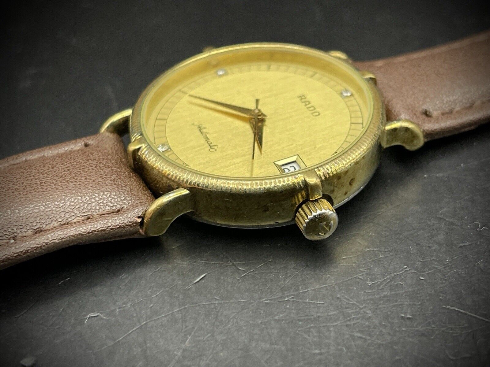 Vintage Rado Automatic Dress Watch, 32mm Gents Watch, Gift, Swiss Made,Perfect - Grab A Watch Co