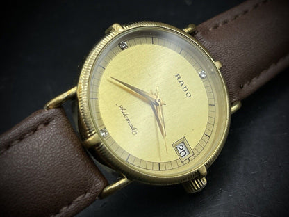 Vintage Rado Automatic Dress Watch, 32mm Gents Watch, Gift, Swiss Made,Perfect - Grab A Watch Co