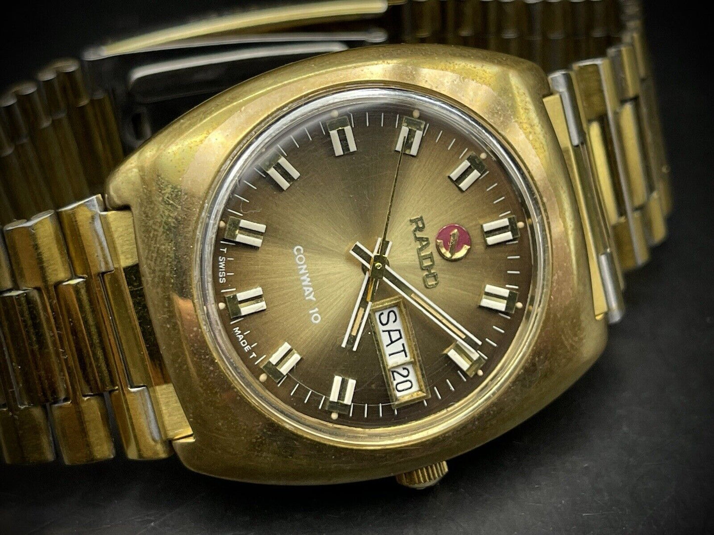 Vintage Rado CONWAY 10 Automatic Gents Watch, 35mm, Swiss Made - Grab A Watch Co