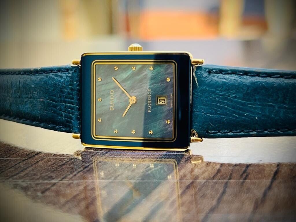 Vintage Rado Florence Stunning Mother Of Pearl Dial Quartz Unisex 23mm Watch - Grab A Watch Co